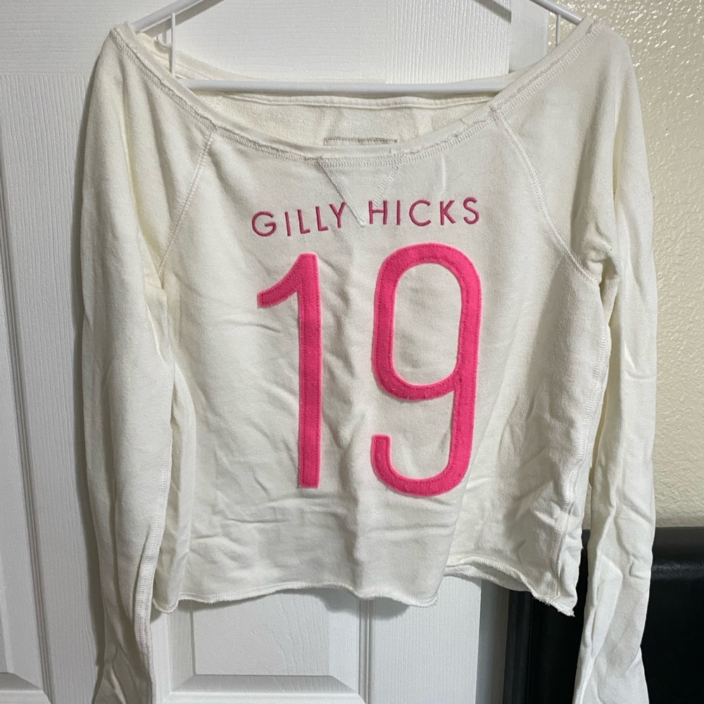 Gilly Hicks White Sweatshirt